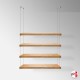 Ceiling Hanging Wood Shelf Cables Kit - Fittings & Wires Only (NO SHELF BOARDS)