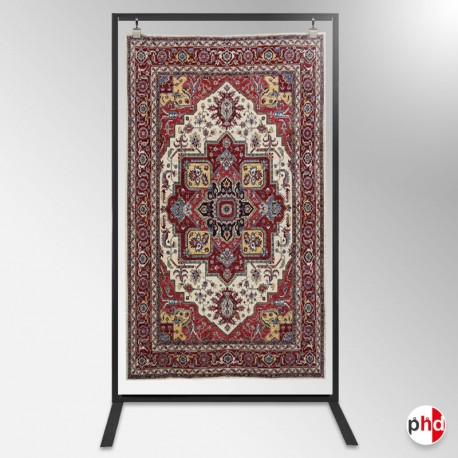 Heavy Rug Exhibition Stand - Display High-Pile Carpets, Thick Tapestry & Dense Fabrics