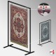 Heavy Rug Exhibition Stand - Display High-Pile Carpets, Thick Tapestry & Dense Fabrics