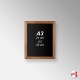 Chain Hanging Framed Chalkboard Kit (Ceiling Hang Menus & Prices)