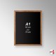 Wooden Framed Chalkboard - Non-printed Blackboard (A4 A3 A2 A1)