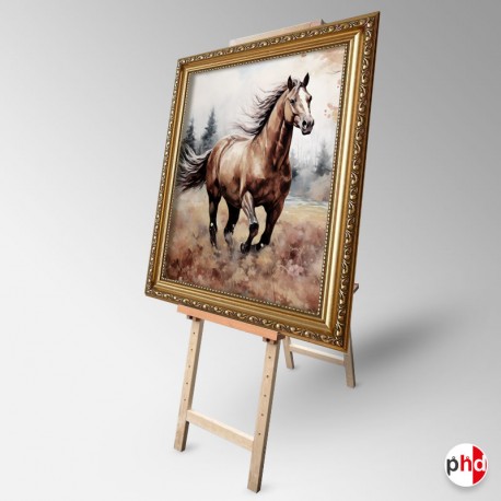 Double Sided Tall Wooden Easel (Folding H-frame Back-to-Back Display)