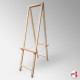 Double Sided Tall Wooden Easel (Folding H-frame Back-to-Back Display)