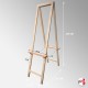 Double Sided Tall Wooden Easel (Folding H-frame Back-to-Back Display)