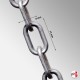 Ceiling-to-Floor Steel Chain Hanging Set