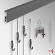 Clip Rail Heavy Rug Clamp Kit