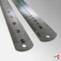 1m Steel Ruler (Metal Straight Edge) - Ideal for Drawing & Cutting