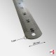 1m Steel Ruler (Metal Straight Edge) - Ideal for Drawing & Cutting