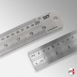 2m Steel Ruler (Metal Straight Edge) - Extra-long for Large Drawings & Cutting