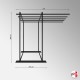 Freestanding Rug Rack Display Stand - POS Retail Carpet Solution & Storage