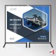 Freestanding Banner Display Frame & Stand