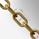 Heavy-Duty Steel Picture Chain Kit (40kg) - Moulding Hook Included