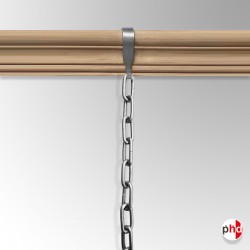 Heavy-Duty Steel Picture Chain Kit (40kg) - Moulding Hook Included