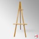 Display Easel With Artist Info Holder
