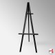 Display Easel With Artist Info Holder