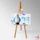 Display Easel With Brochure Holder (A4, A5, DL Leaflet Dispenser & Stand)