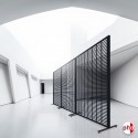 Mobile Decorative Expo Panels (Metal Mesh Wall Screens On Castors)