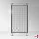 Decorative Room Divider Panels, Ceiling-to-Floor Mounted (Metal Privacy Screens)