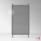 Decorative Room Divider Panels, Ceiling-to-Floor Mounted (Metal Privacy Screens)