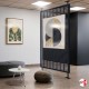 Decorative Room Divider Panels, Ceiling-to-Floor Mounted (Metal Privacy Screens)
