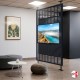 Decorative Room Divider Panels, Ceiling-to-Floor Mounted (Metal Privacy Screens)