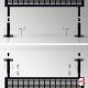 Decorative Room Divider Panels, Ceiling-to-Floor Mounted (Metal Privacy Screens)