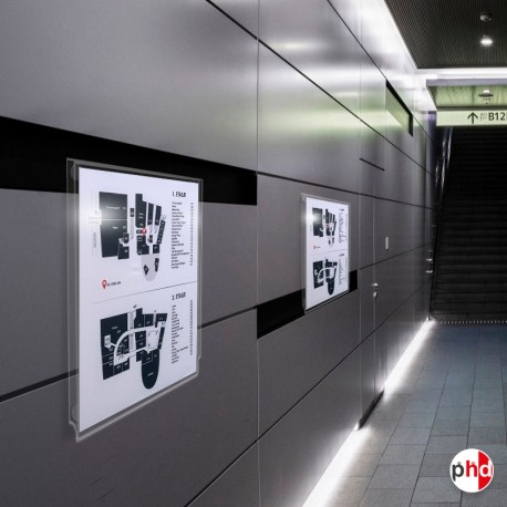Self-adhesive Acrylic Pockets (Display Printed Notices, Menus & Price Lists)