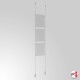 A5 Ready-made Cable Set, Ceiling to Floor Fittings & Poster Pockets (Portrait & Landscape)
