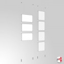 A5 Ready-made Clear Cord Set, Ceiling to Floor Fittings & Poster Pockets (Portrait & Landscape)