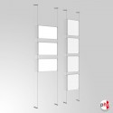 A5 Ready-made Cable Set, Wall to Wall Fittings & Poster Pockets (Portrait & Landscape)