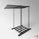 Pull-Out Painting Storage & Presenter Stand - Freestanding Sliding Artwork Racking