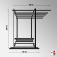 Pull-Out Painting Storage & Presenter Stand - Freestanding Sliding Artwork Racking