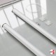 Suspended Ceiling Metal Poster Hanger Kit (Aluminum Strips & Clear Cord)