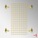 Wall-Mounted Grid Mesh Display (Heavy-Duty Gridwall Panel & Brackets)