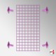 Wall-Mounted Grid Mesh Display (Heavy-Duty Gridwall Panel & Brackets)
