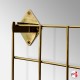 Wall-Mounted Grid Mesh Display (Heavy-Duty Gridwall Panel & Brackets)