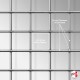 Wall-Mounted Grid Mesh Display (Heavy-Duty Gridwall Panel & Brackets)