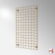 Wall-Mounted Grid Mesh Display (Heavy-Duty Gridwall Panel & Brackets)