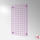 Wall-Mounted Grid Mesh Display (Heavy-Duty Gridwall Panel & Brackets)