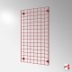 Wall-Mounted Grid Mesh Display (Heavy-Duty Gridwall Panel & Brackets)