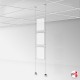 Suspended Ceiling Twist-On Weighted Cables Kit (Ceiling to Floor Wires, No Screws!)