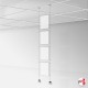 Suspended Ceiling Twist-On Weighted Cables Kit (Ceiling to Floor Wires, No Screws!)