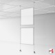 Suspended Ceiling Twist-On Weighted Cables Kit (Ceiling to Floor Wires, No Screws!)