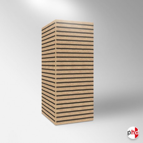 Slatwall Tower Display Column (Four-Sided Pillar, 1m Tall)