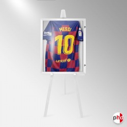 T-Shirt Display Wooden Easel & Frame (Lockable Case Lockable Case For Small to 5XL)