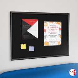 Aluminium-Framed Felt Noticeboards (Coloured Pinnable Board for Pins & Staples)