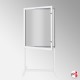 Expo T-Shirt Display Stand & Lockable Case (Back-to-Back Display for Small to 5XL Sizes)