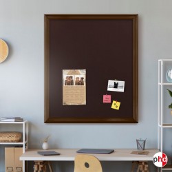 Wooden-Framed Felt Pin Board (Colored Noticeboard for Pins & Staples)