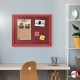Wooden-Framed Felt Pin Board (Colored Noticeboard for Pins & Staples)