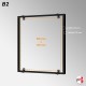 Printed OSB Board Display Frames